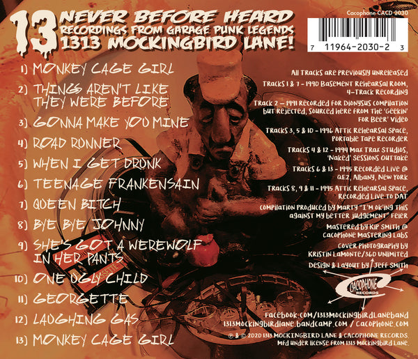 1313 Mockingbird Lane - Unfinished Business (The Toilet Tapes) - CD