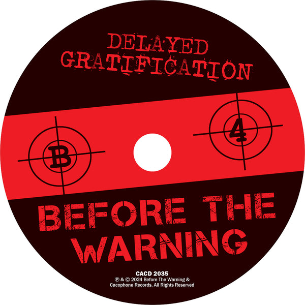 Before the Warning - Delayed Gratification - CD