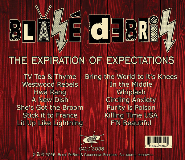 Blasé DeBris - The Expiration of Expectations - CD
