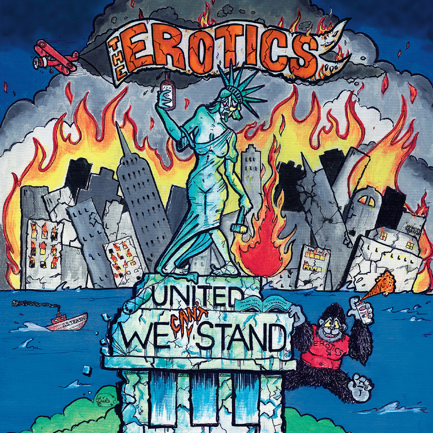 The Erotics - United We Can't Stand - Cassette